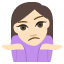 :shrug_tone1: 🤷🏻
