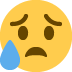 Sad but relieved face :disappointed_relieved: 😥